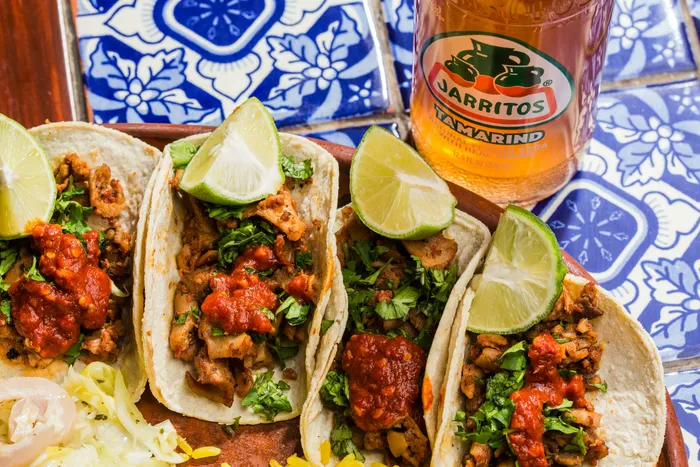 Tortilleria Guerrero - Authentic Mexican Cuisine stock photo from Jarritos Mexican Soda